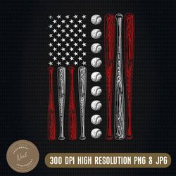 baseball american flag png, american flag baseball dad png, baseball dad png, baseball vintage american flag png, digita