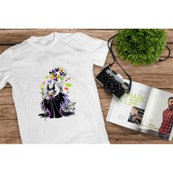 daisy duck, maleficent, disney halloween shirt, treat or trick, halloween, disney castle, halloween pumpkin, disney wor