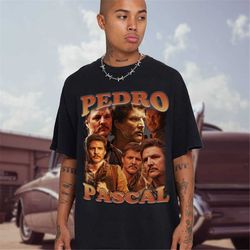 pedro pascal shirt homage pedro pascal shirt retro 90s narco pedro pascal fans pedro pascal tribute shirt the mandaloria