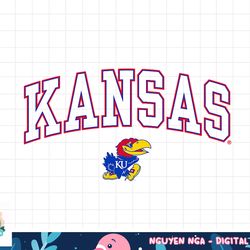kansas jayhawks varsity blue officially licensed png, sublimation