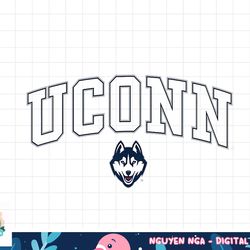 kids connecticut huskies kids arch over black png, sublimation