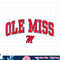 Kids Mississippi Ole Miss Rebels Kids Arch Over White png, sublimation.jpg