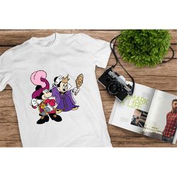 mickey and minnie mouse shirt, king and queen, disney halloween shirt, treat or trick, halloween, disney castle, disney