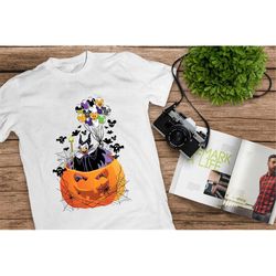 daisy duck pumpkin, maleficent, disney halloween shirt, treat or trick, halloween, disney castle, disney world tee