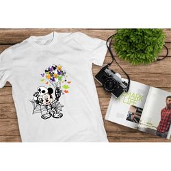 mickey mouse tee, skeleton, disney halloween shirt, treat or trick, halloween, disney castle, halloween pumpkin, disney