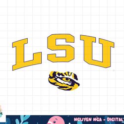 lsu tigers arch over black officially licensed  png, sublimation