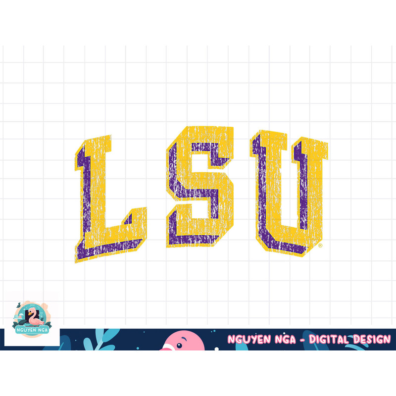 LSU Tigers Retro Arch Dark Heather png, sublimation.jpg