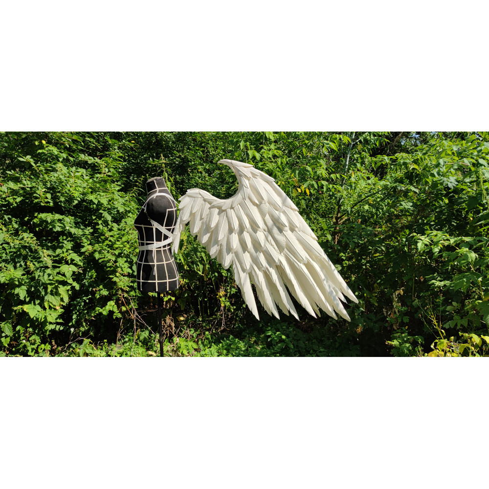 adult wings costume, fairy wings, angel wings costume, white cosplay wings, toshiro hitsugaya, white angel wings, Christmas angel wings, Aziraphale wings, Serap