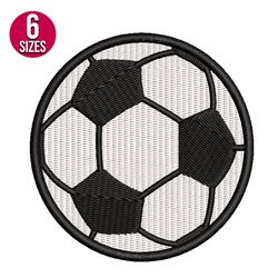soccer ball embroidery design, machine embroidery pattern, instant download