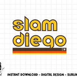 slam diego - san diego baseball png, sublimation