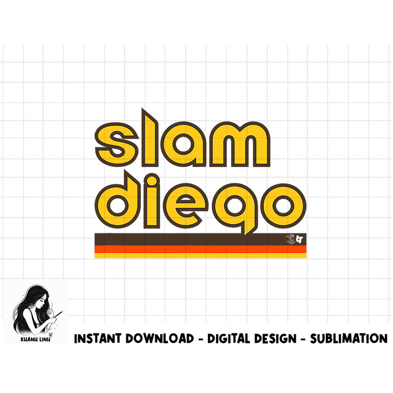 Slam Diego - San Diego Baseball png, sublimation.jpg