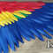 anime cosplay wings scarlet macaw wings bluebird wings parrot wings movable wings articulated w