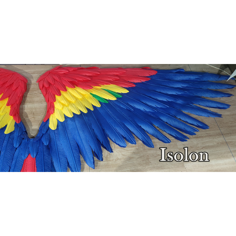 anime cosplay wings scarlet macaw wings bluebird wings parrot wings movable wings articulated w