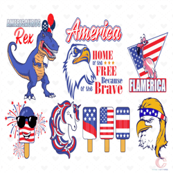 7 files 4th of july bundle svg, independence day svg, 4th of july, america svg, patriotic svg, eagle svg
