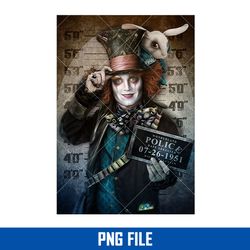 Mad Hatter Png, Horror Movie Png, Halloween Horror Png, Scary Horror Png, Halloween Png Digital File