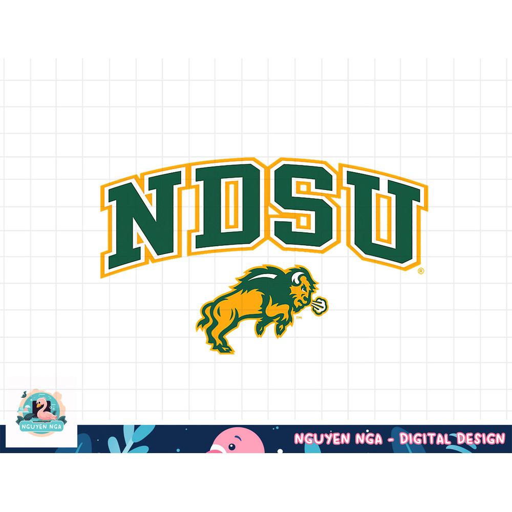 North Dakota State Bison Arch Over Dark Heather png, sublimation.jpg