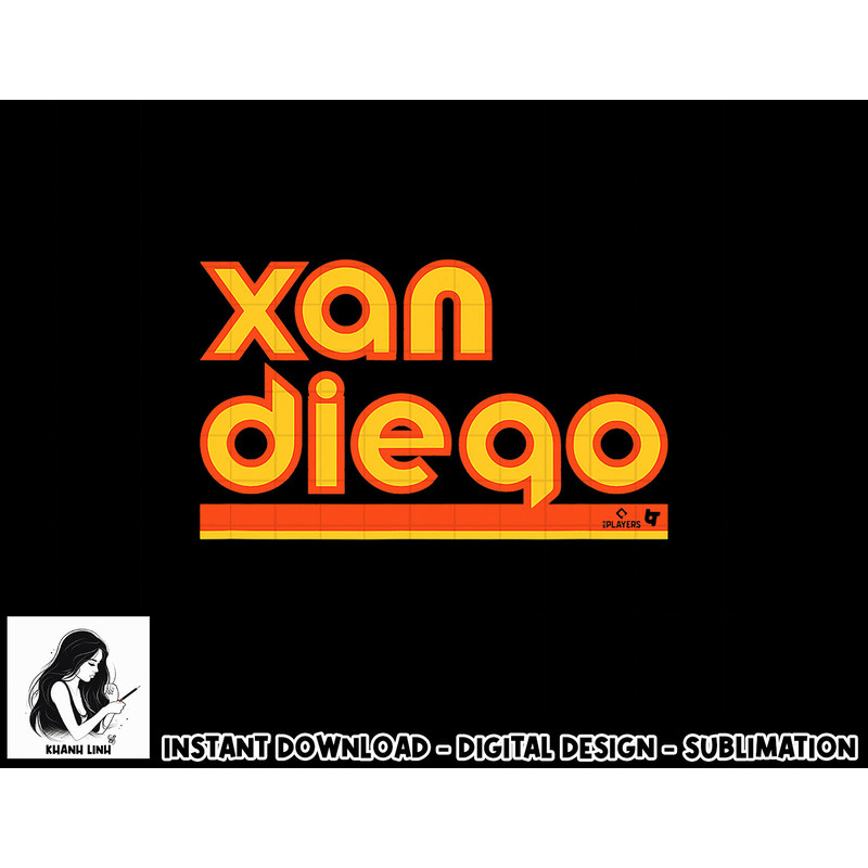 Xander Bogaerts - Xan Diego Retro - San Diego Baseball  png, sublimation.jpg