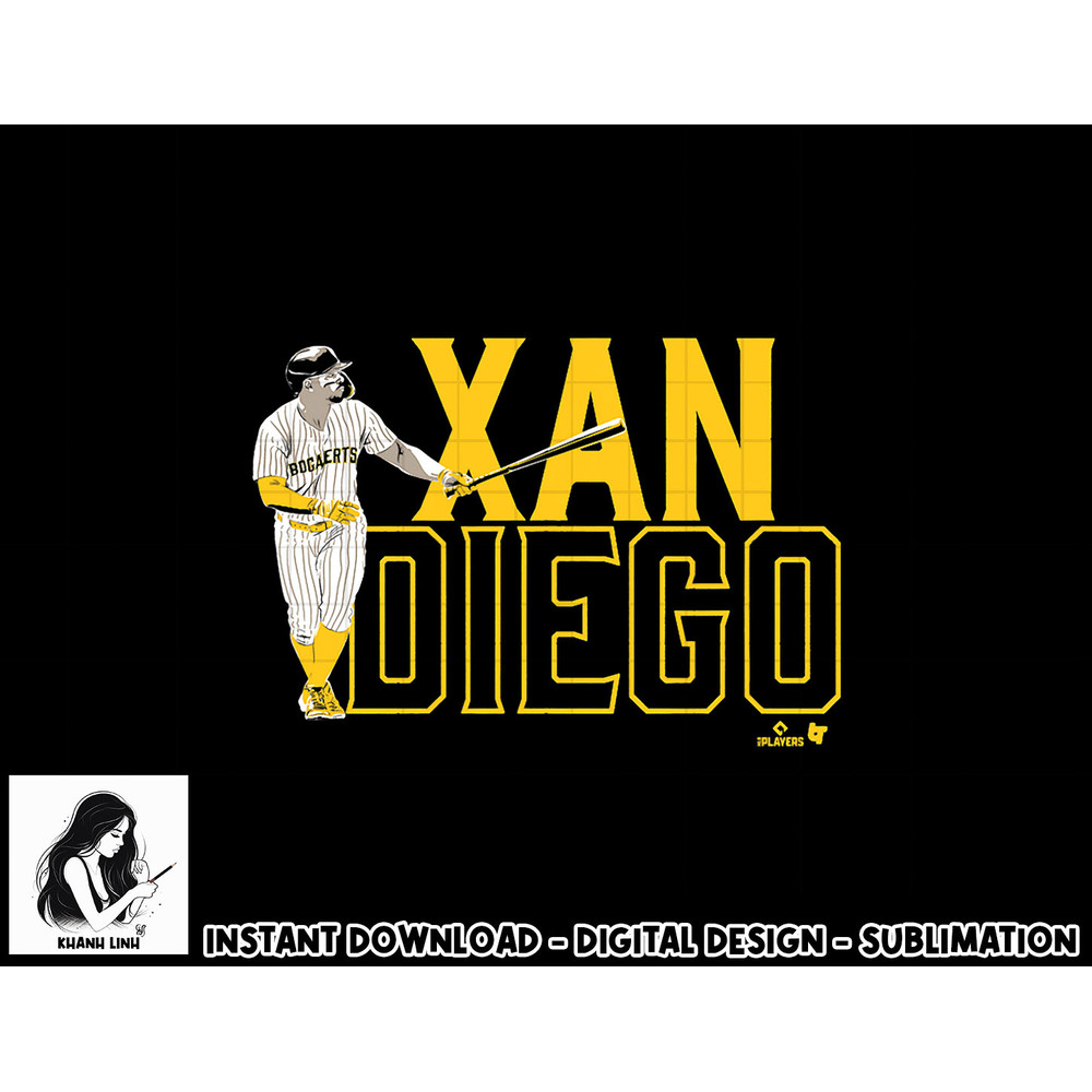 Xander Bogaerts - Xan Diego Swing - San Diego Baseball png, sublimation.jpg