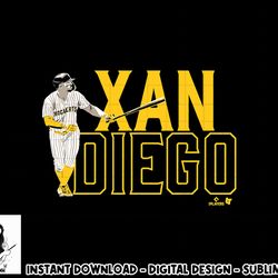 xander bogaerts - xan diego swing - san diego baseball  png, sublimation