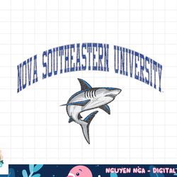 nova southeastern sharks victory vintage white png, sublimation