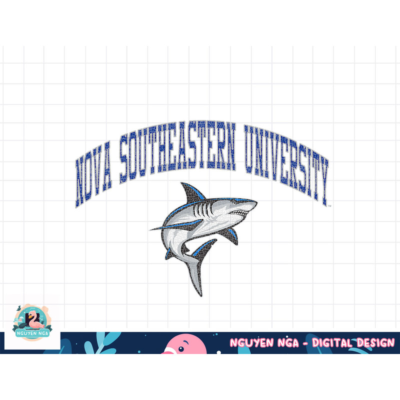 Nova Southeastern Sharks Victory Vintage White png, sublimation.jpg