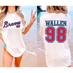 98 braves song shirt, if we were a team, love was a game, we'd have been the 98 braves, country song, comfort colors