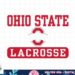 ohio state buckeyes lacrosse black  png, sublimation
