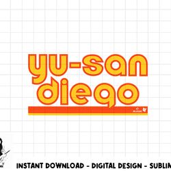 yu darvish - yu-san diego - baseball png, sublimation