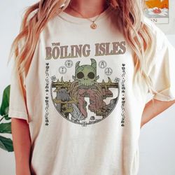 the boilng isles shirt, disney tee, boilng isles the owl house shirt, the owl house tee, hexside school of magic and dem