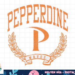 pepperdine waves victory vintage navy png, sublimation