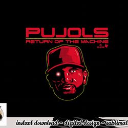 albert pujols - return of the machine - st louis baseball png