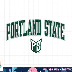 portland state vikings arch over white officially licensed png, sublimation