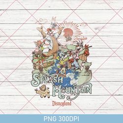 splash mountain png file, splash mountain instant download, splash mountain mickey and friends, wdw family vacation, fam