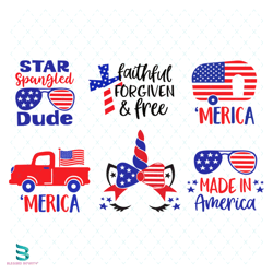america fourth of july bundle svg, independence svg, fourth of july svg