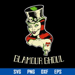 Psychobilly Horror Halloween Glamour Ghoul Svg, Horror Movies Svg, Halloween Svg, Png Dxf Eps Digital File