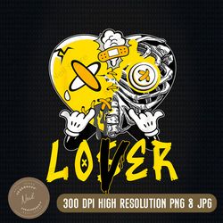 racer yellow 5s tee to match loser lover heart 5 racer png bundle, trending png, popular printable