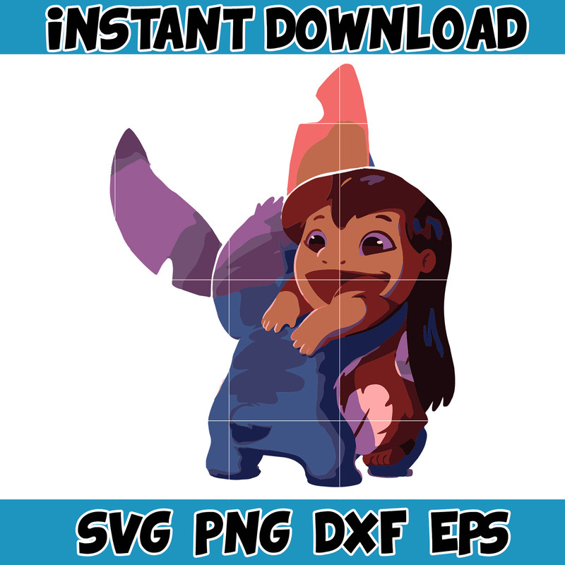 Lilo And Stitch SVG Cut File Lilo Stitch Stitch SVG Stitch Instant Download (27).jpg