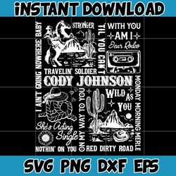 country music tracklist svg, combs svg, cowboy svg, retro western country music svg, wallen svg, western cowboy, western