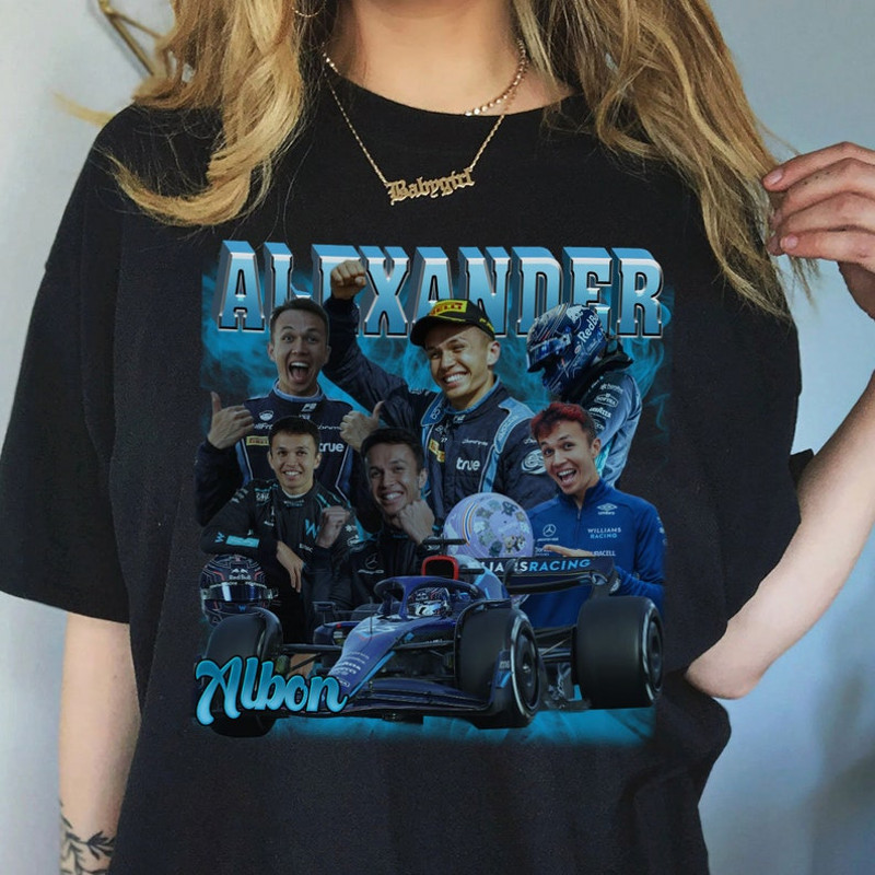 Alexander Albon Vintage Shirt, Alexander Albon Bootleg Sweatshirt, Alexander 90s Vintage Style Graphic Tee,Driver Racing Championship Hoodie.jpg