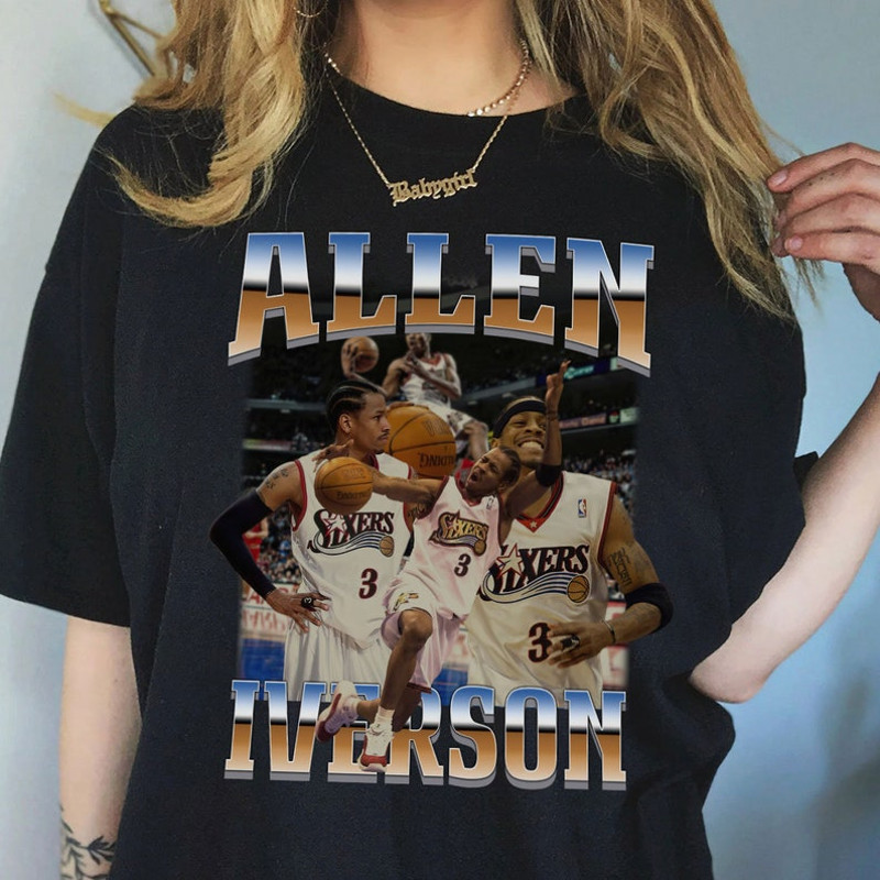 Allen Iverson Vintage Shirt, Allen Iverson Bootleg Shirt, 90s Vintage Graphic Tee, Basketball Shirt, Gift Idea For Fan, American Basketball.jpg