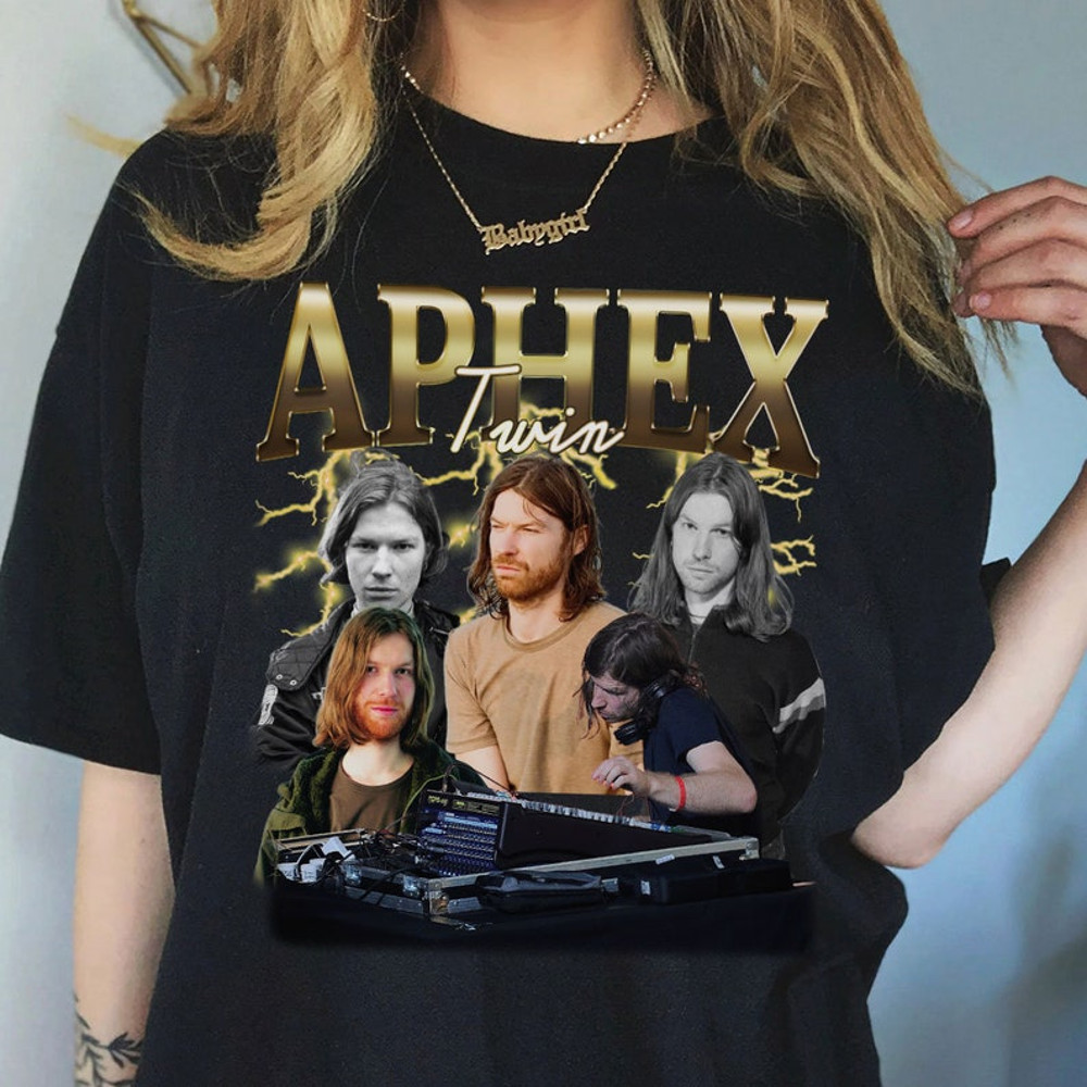 Aphex Twin Shirt, Aphex Twin Vintage Sweatshirt, Aphex Twin Hoodie, 90s Vintage Graphic Tee, Aphex Twin Vintage Shirt, Richard David James.jpg