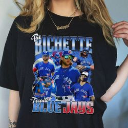 bo bichette vintage shirt, toronto bo bichette bootleg shirt, 90s vintage graphic tee, baseball shirt, gift idea for fan