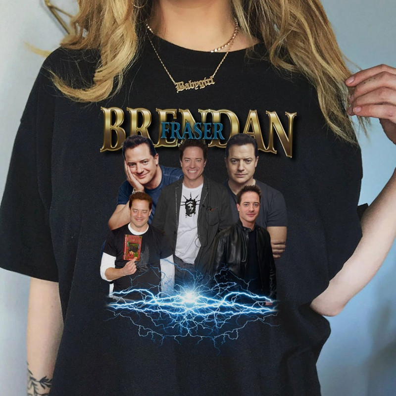 Brendan Fraser Shirt, Brendan Fraser Hoodie, 90s Vintage Clothing, Brendan Fraser 90s Sweater, Brendan Fraser Vintage Sweatshirt 90s.jpg