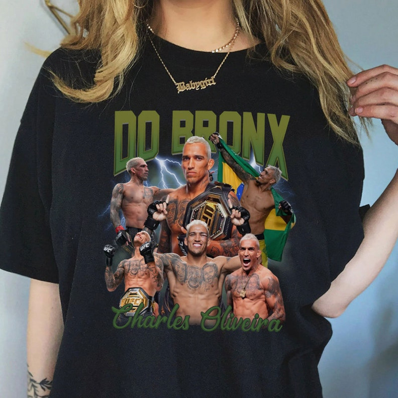 Charles Oliveira Shirt, MMA Do Bronx Bootleg Shirt, 90s Vintage Graphic Tee, MMA Vintage Shirt, Demetrious Johnson Vintage Sweatshirt.jpg