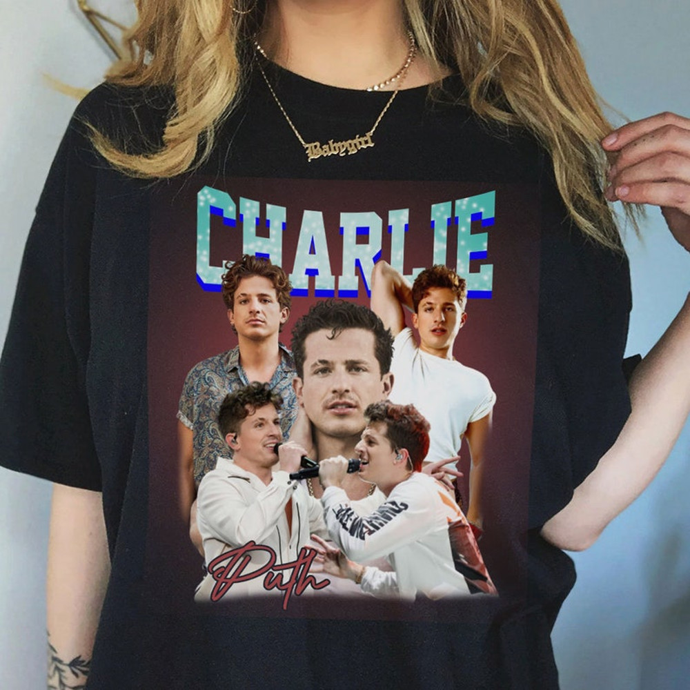 Charlie Tshirt, Charlie Vintage Sweatshirt, Puth Bootleg Shirt, 90s Vintage Graphic Tee, Puth Tee, Charles Otto Puth Jr Shirt, Gift For Fans.jpg