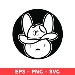 Bad Bunny Grupo Frontera Svg, Bad Bunny Svg, Grupo Frontera Svg, Benito Svg, Cartoon Svg - Digital File