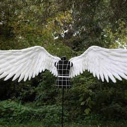 XL white Heaven Angel wings Christmas/Cosplay Costume/photo props/Lucifer adult Halloween outfit, bridal photo props