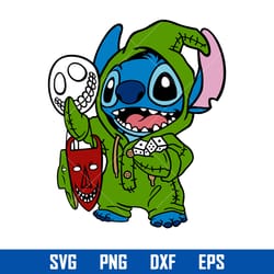 oogie boogie stitch svg, spooky season svg, stitch svg, halloween svg, cartoon svg, png dxf eps digital file
