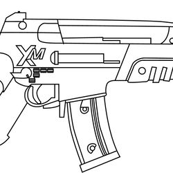 x m8 gun line art vector file laser engraving, cnc router, cutting, engraving, cricut, vinyl cutting file