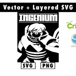 my hero academia svg & png files for cricut machine , anime svg , manga svg , goku svg